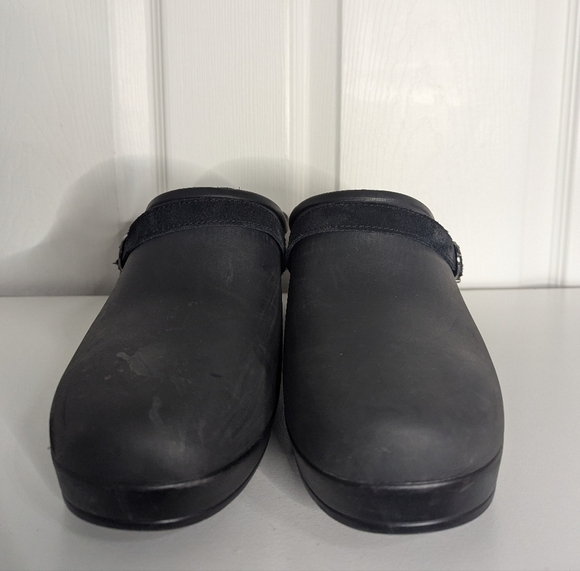 Crocs Sarah Womens Shoe Clog Black Size 11 Heel Comfort Strap Buckle - Picture 3 of 10